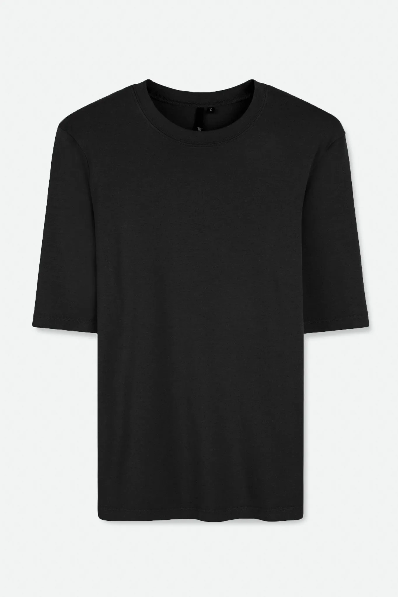 ELBOW SLEEVE CREW IN PIMA COTTON STRETCH CORE COLLECTION