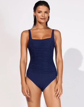 Elements Square Neck Swimsuit - Indigo padded swimwear for women, padded bikini tops