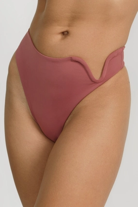 Eliza Bottom - Rouge soft fabric swimwear women, resort swimwear for ladies