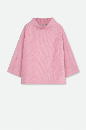 ELLA SHIRT IN STRETCH COTTON POPLIN