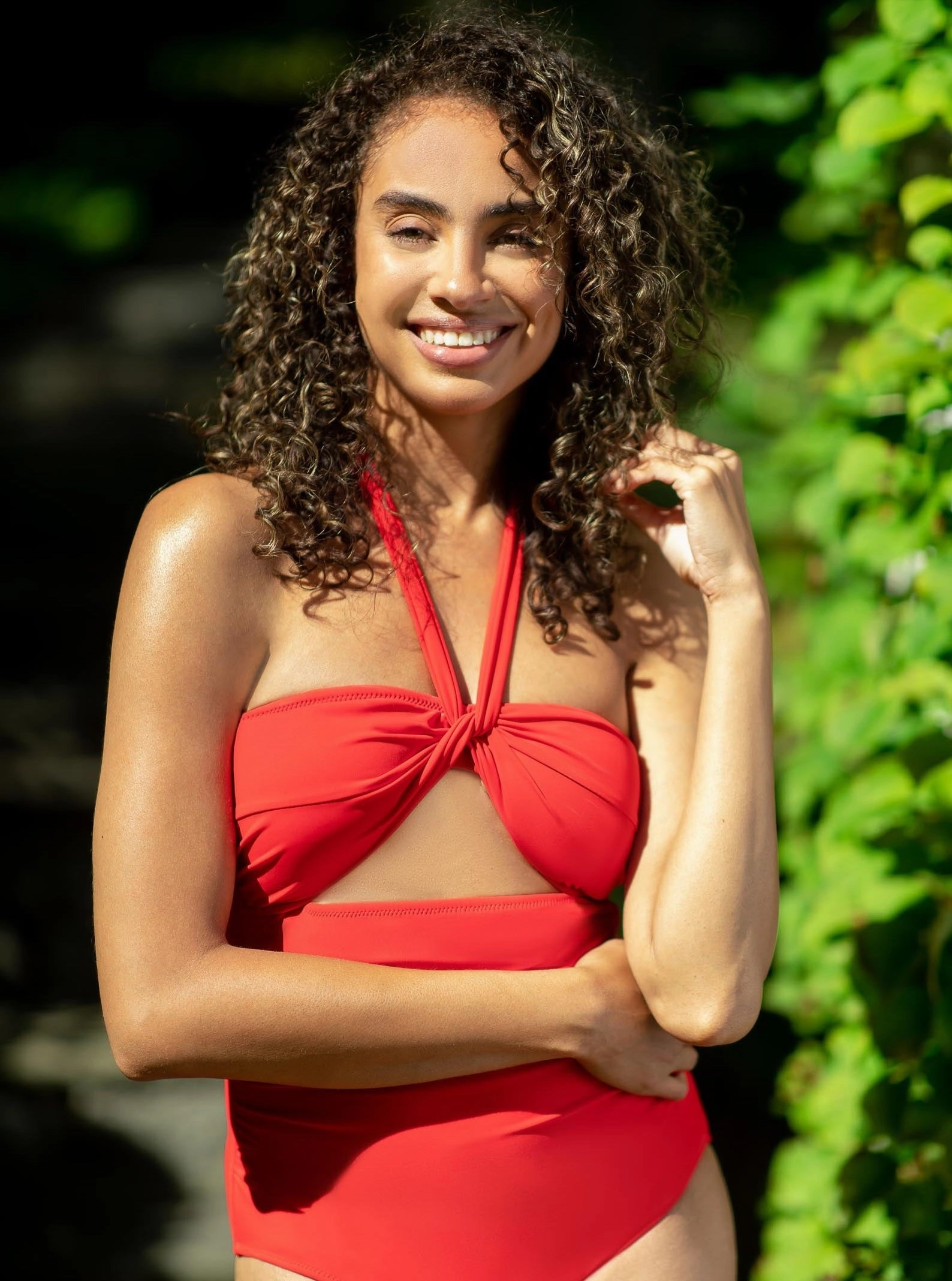 Ella One Piece Cherry Red