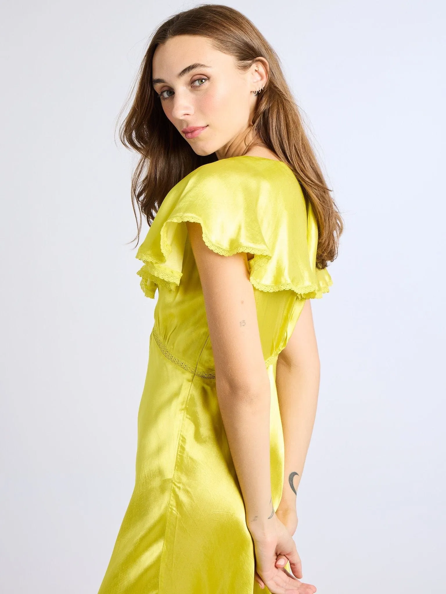 Eloise Dress in Citron