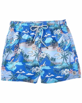 Endless Summer Volley Swim Short mens beach swimwear, quick dry mens swimsuits