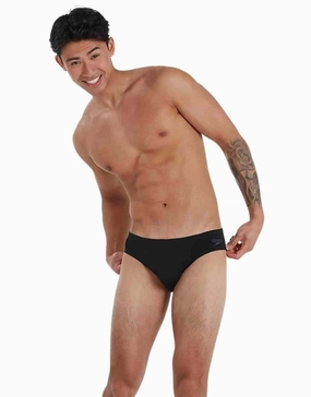 Endurance Plus 7cm Sportsbrief - Black casual mens swimwear, affordable swimwear for men