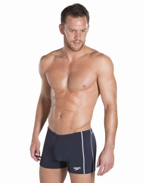 Endurance Plus Classic Aquashort - Navy speedo mens swimwear, speedo training swimsuits