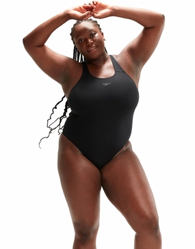 Endurance Plus Medalist Swimsuit - Black/Plus Size speedo mens swimwear, speedo training swimsuits