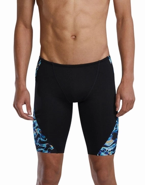 Energia Durafast Elite Blade Splice Swim Jammer - Black/Blue tyr competition swimwear, tyr swimsuits for athletes