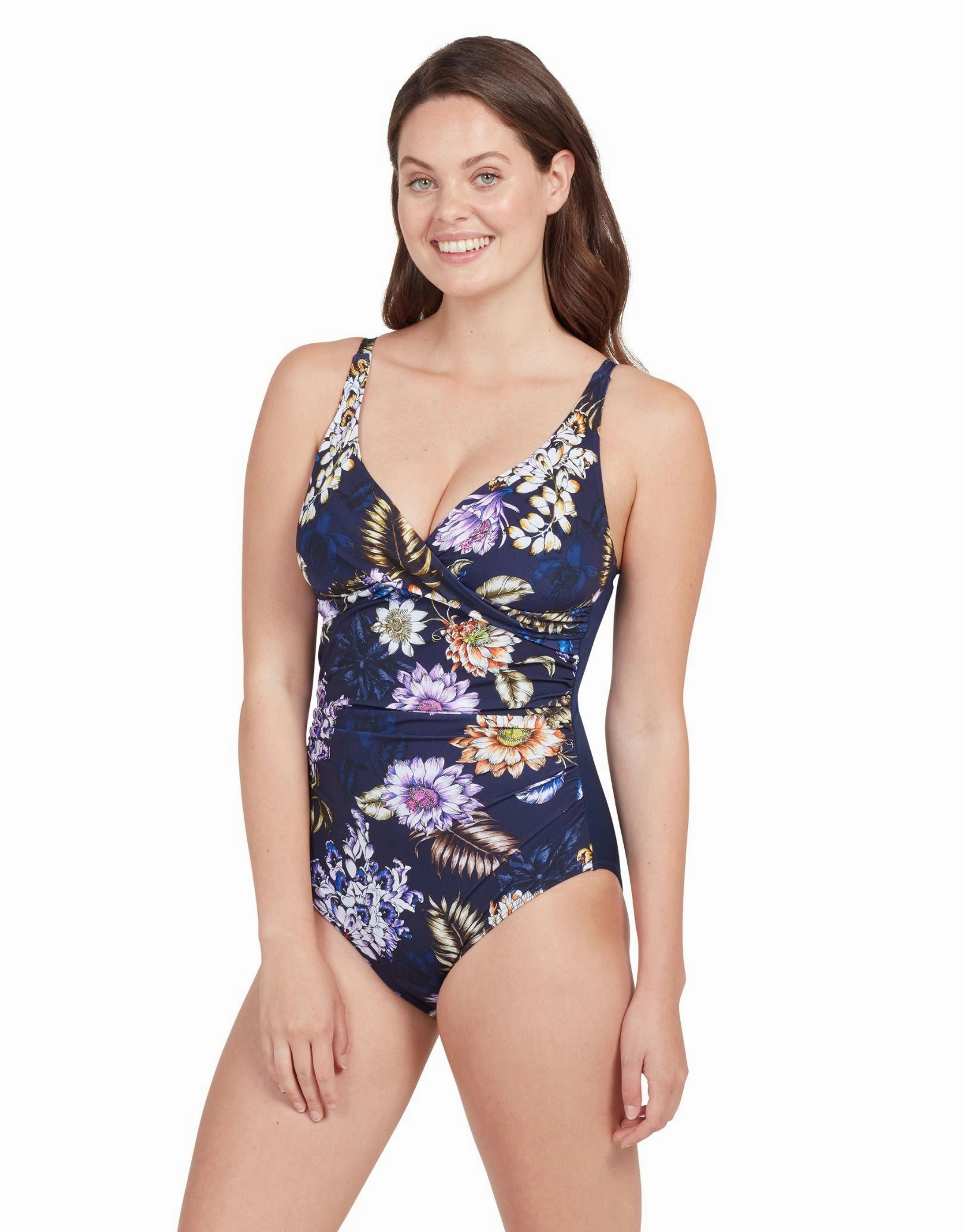 Enigma Mystery Classicback Swimsuit - Navy/Multi
