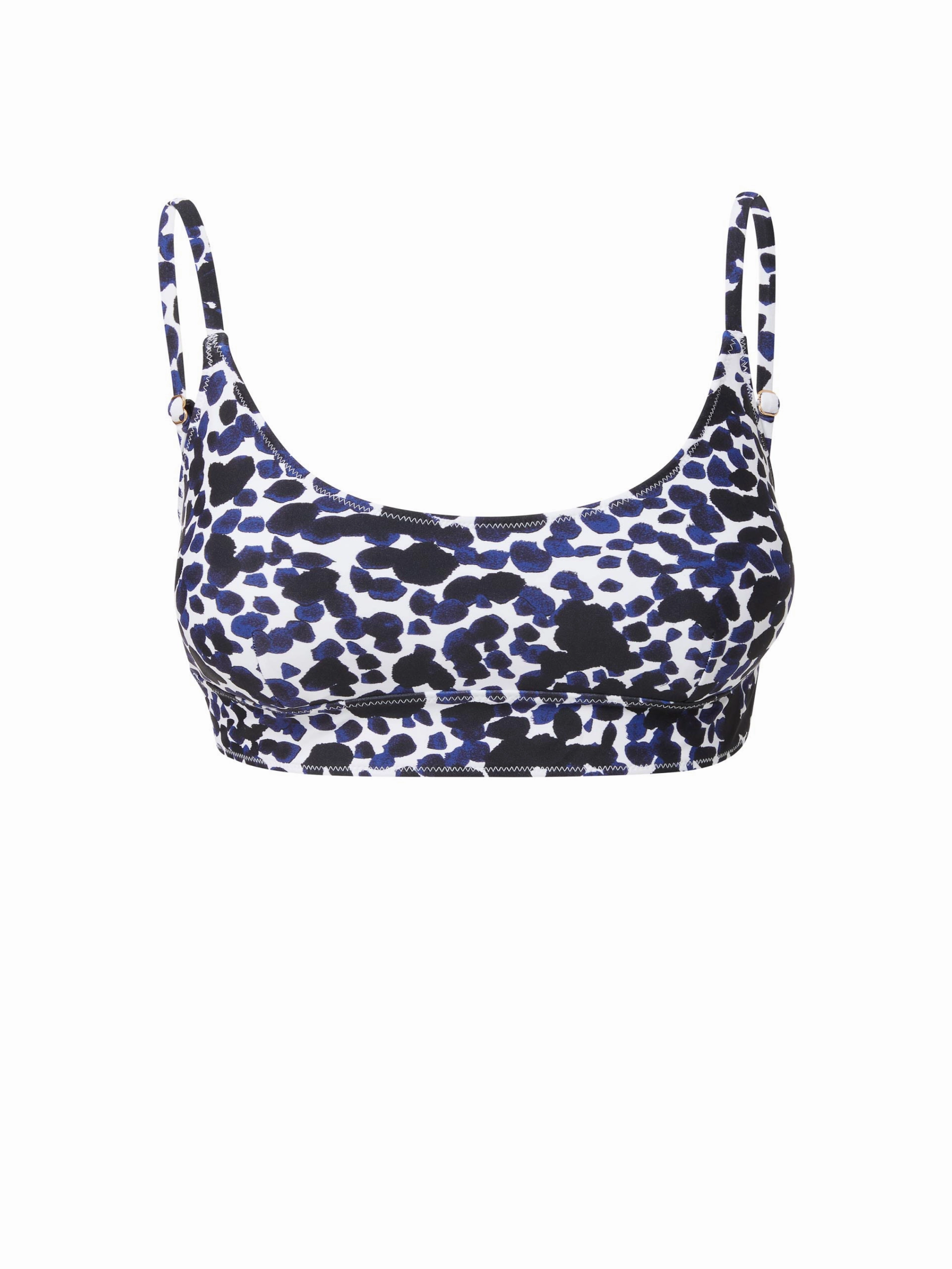 Erika Top Animal Dot strapless swimwear tops, lightweight swim tops