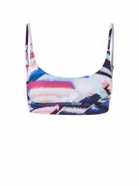 Erika Top Mosaic strapless swimwear tops, lightweight swim tops