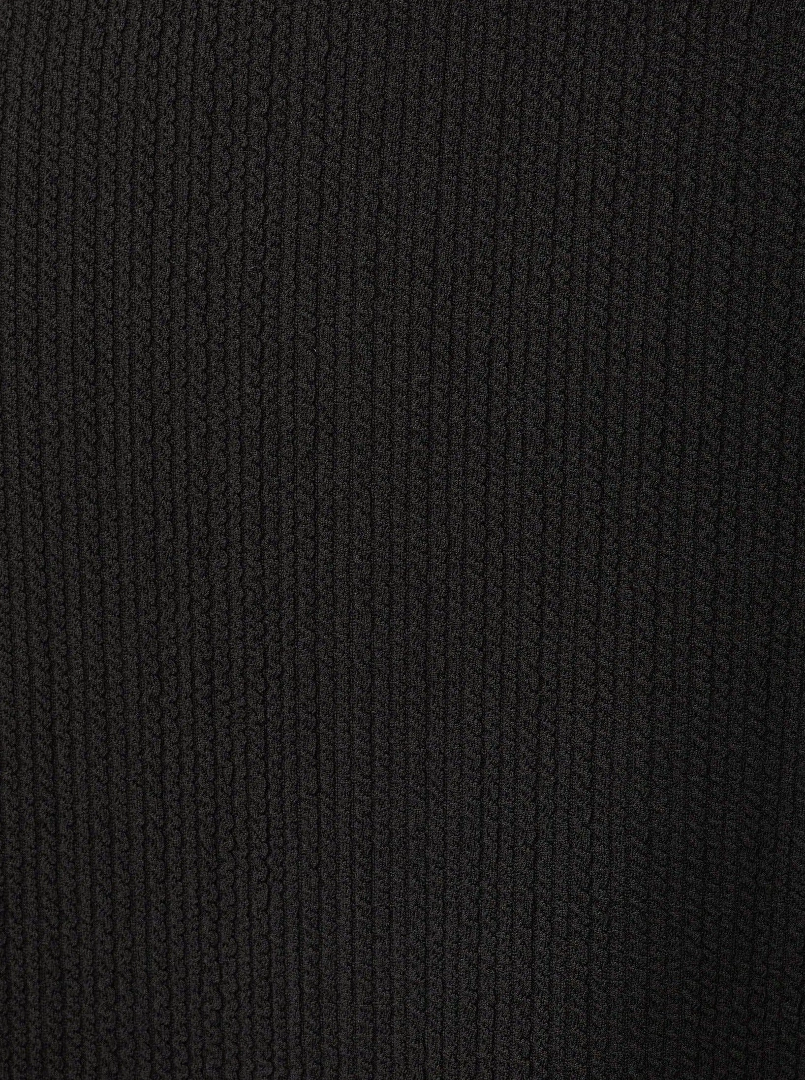 Erin Top   Ring Trim Bottom in Black Texture