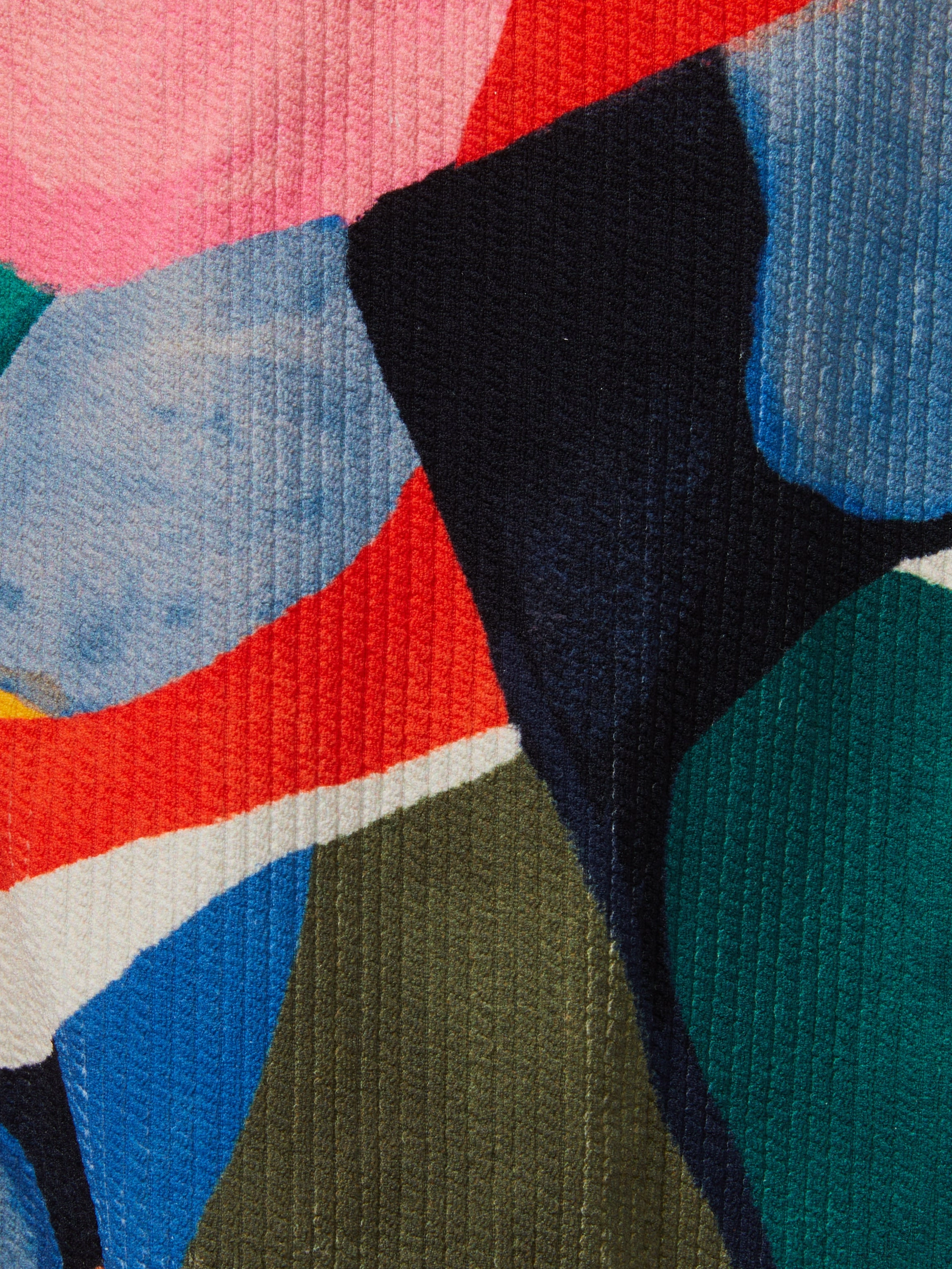 Erin Top In Carta Colorblock Texture
