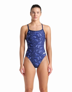Escape Challenge Back Swimsuit - Navy Team arena swimwear for men, arena competitive swimsuits