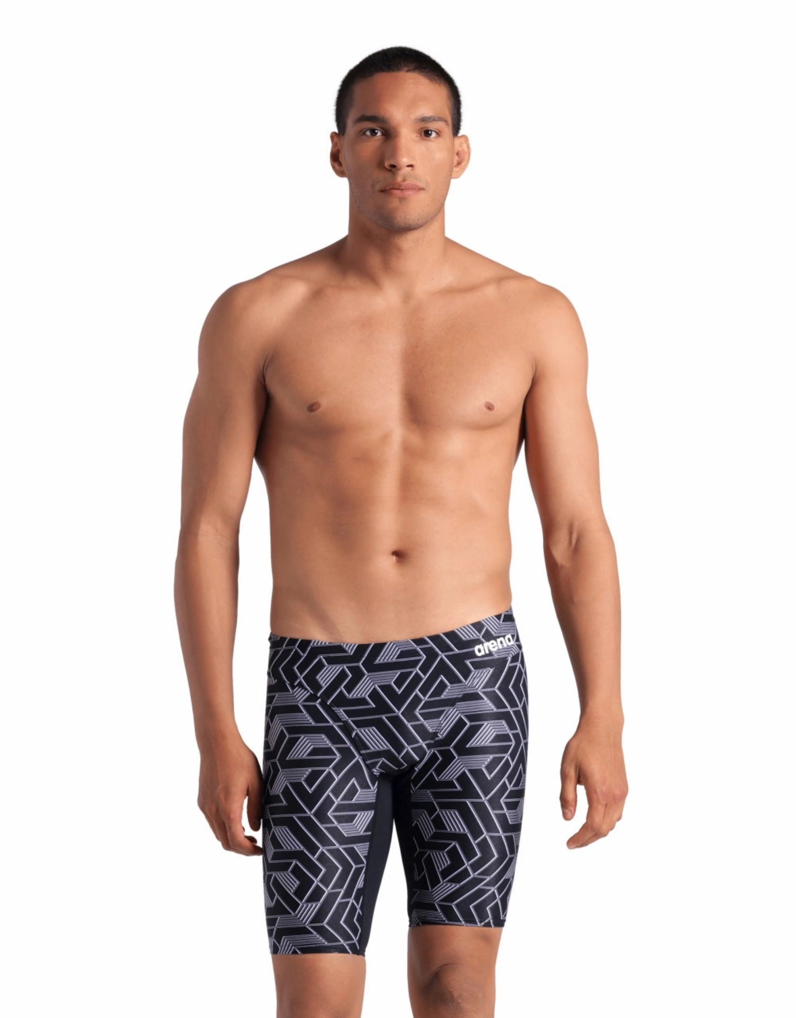 Escape Swim Jammer - Black/Team casual mens swimwear, affordable swimwear for men