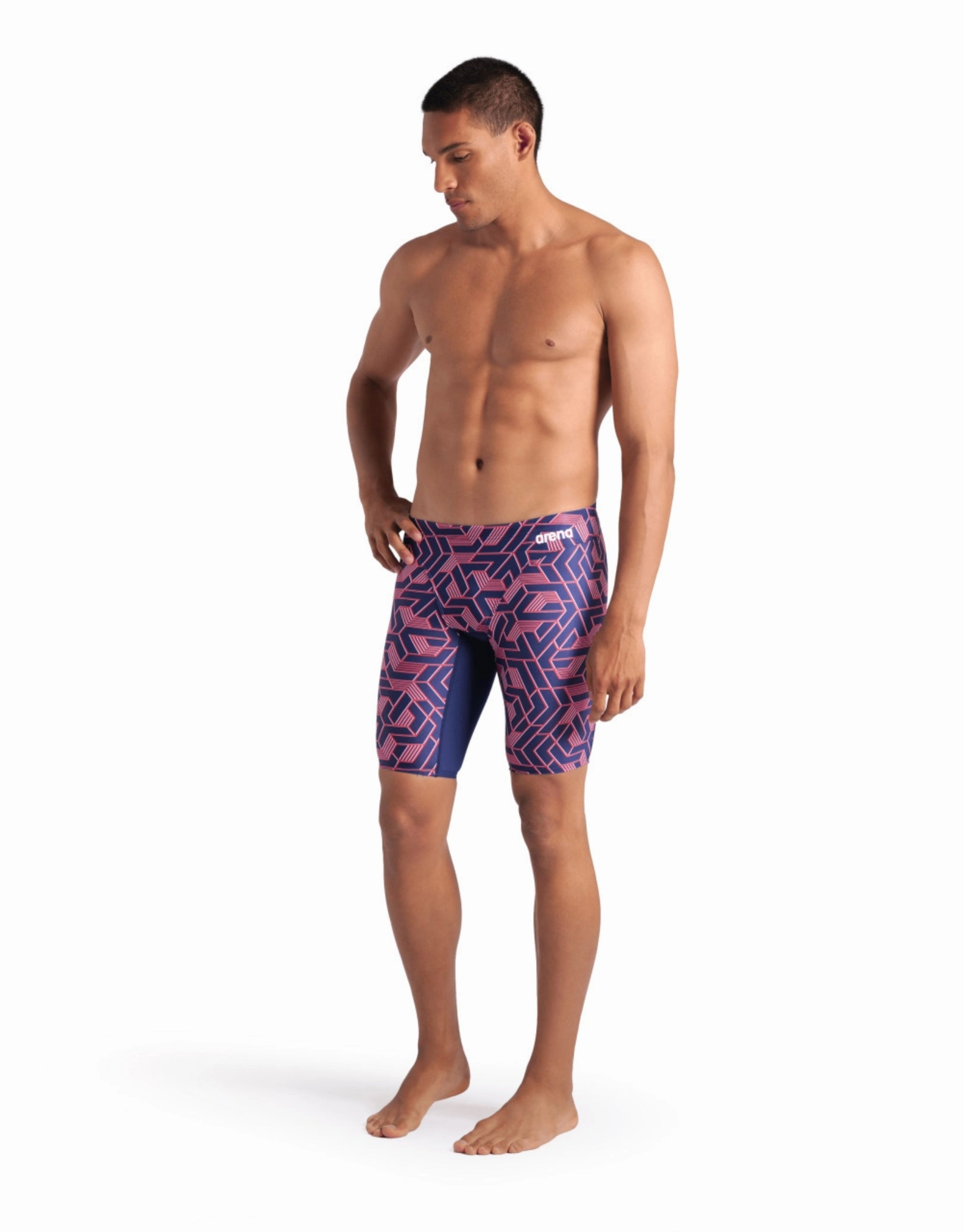 Escape Swim Jammer - Navy/Team Red