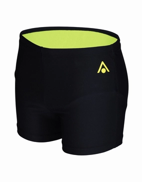 Essential Swim Boxer - Black/Yellow aqua sphere swimwear, professional aqua sphere swimsuits