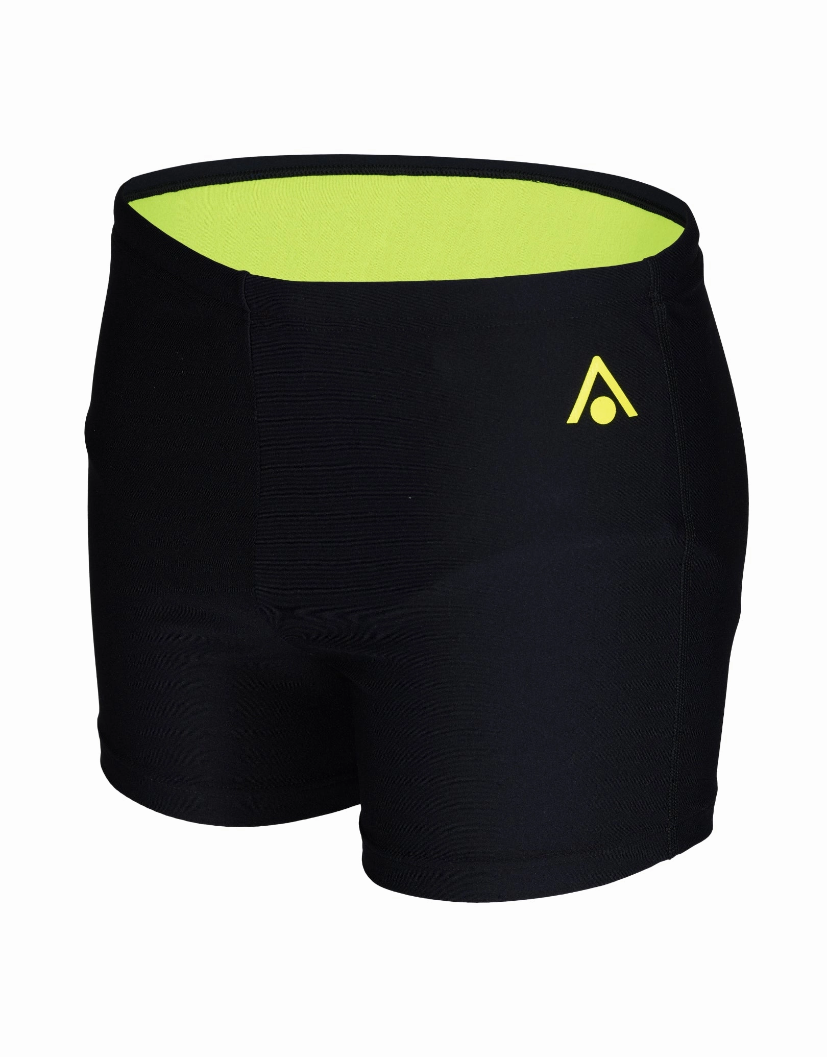 Essential Swim Boxer - Black/Yellow casual mens swimwear, affordable swimwear for men
