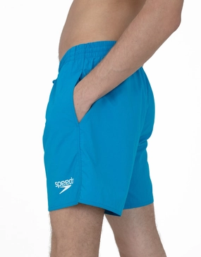 Essentials 16" Watershorts - Blue casual mens swimwear, affordable swimwear for men