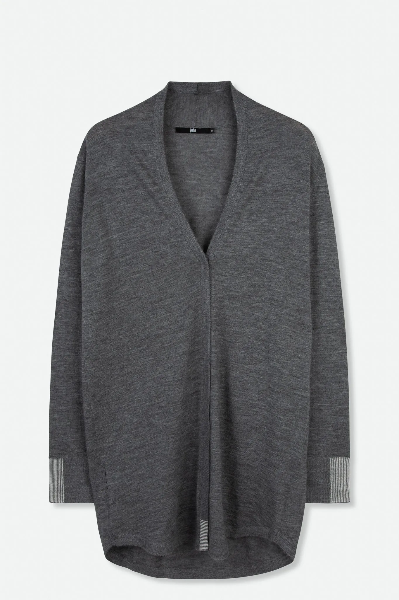 ETTORE SHAWL CARDIGAN IN FINE GAUGE CASHMERE