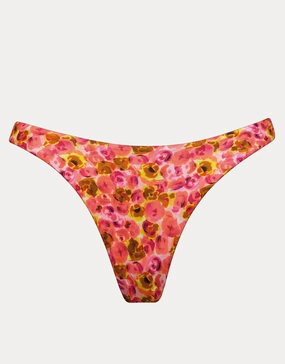 Euphoric Bloomwave Bikini Pant - Sunsoaked Neons adjustable swim bottoms women, flattering bikini bottoms