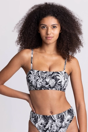 Eva Smocked Bikini Top - Tropicana inclusive swimwear styles, all season swimwear options
