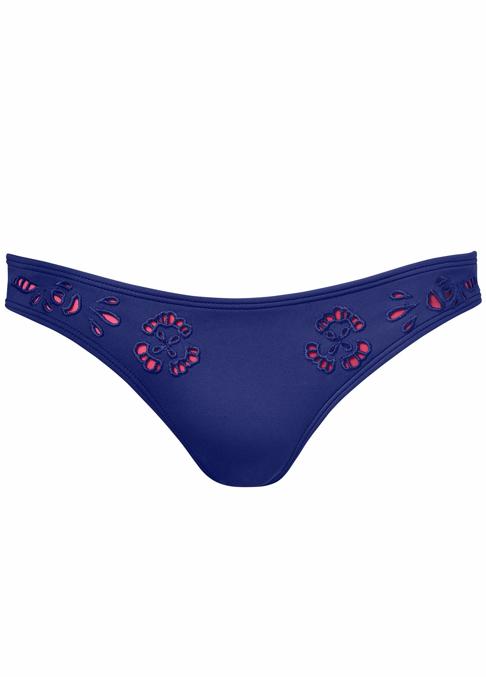 Eyelet Scoop Moderate Bottom - Ultramarine Blue & Sunset Pink