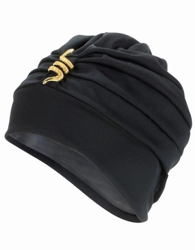 Fabric Swim Cap with Decorative Brooch fashy swimwear collection, fashy thermal swimwear