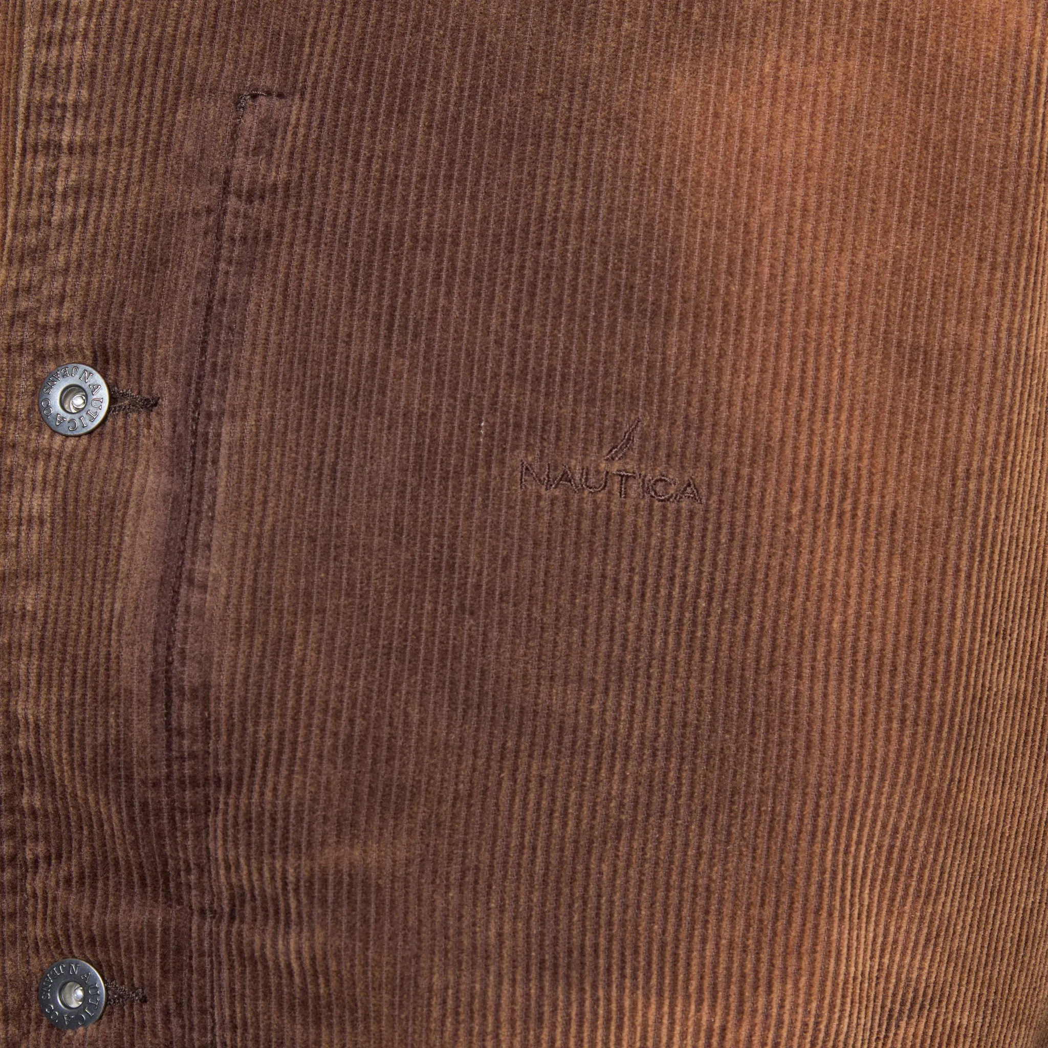 Fade Washed Corduroy Blouson Sand Brown
