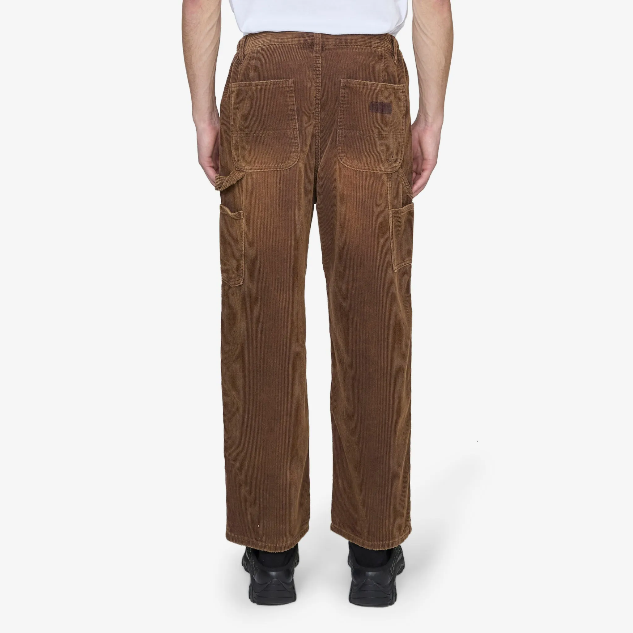 Fade Washed Corduroy Pants Sand Brown