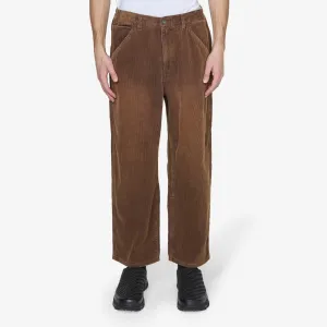 Fade Washed Corduroy Pants Sand Brown