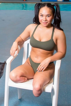 Fendrick Bikini Top - Army all types of swimwear, stylish swimwear for all body types