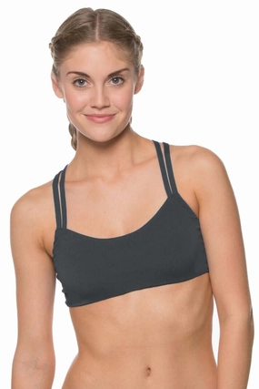 Fendrick Bikini Top - Asphalt mix and match bikinis, stylish women's bikini options