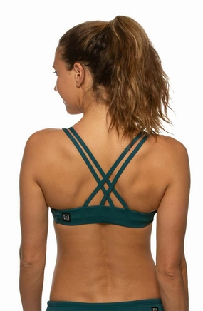 Fendrick Bikini Top - Peacock mix and match bikinis, stylish women's bikini options