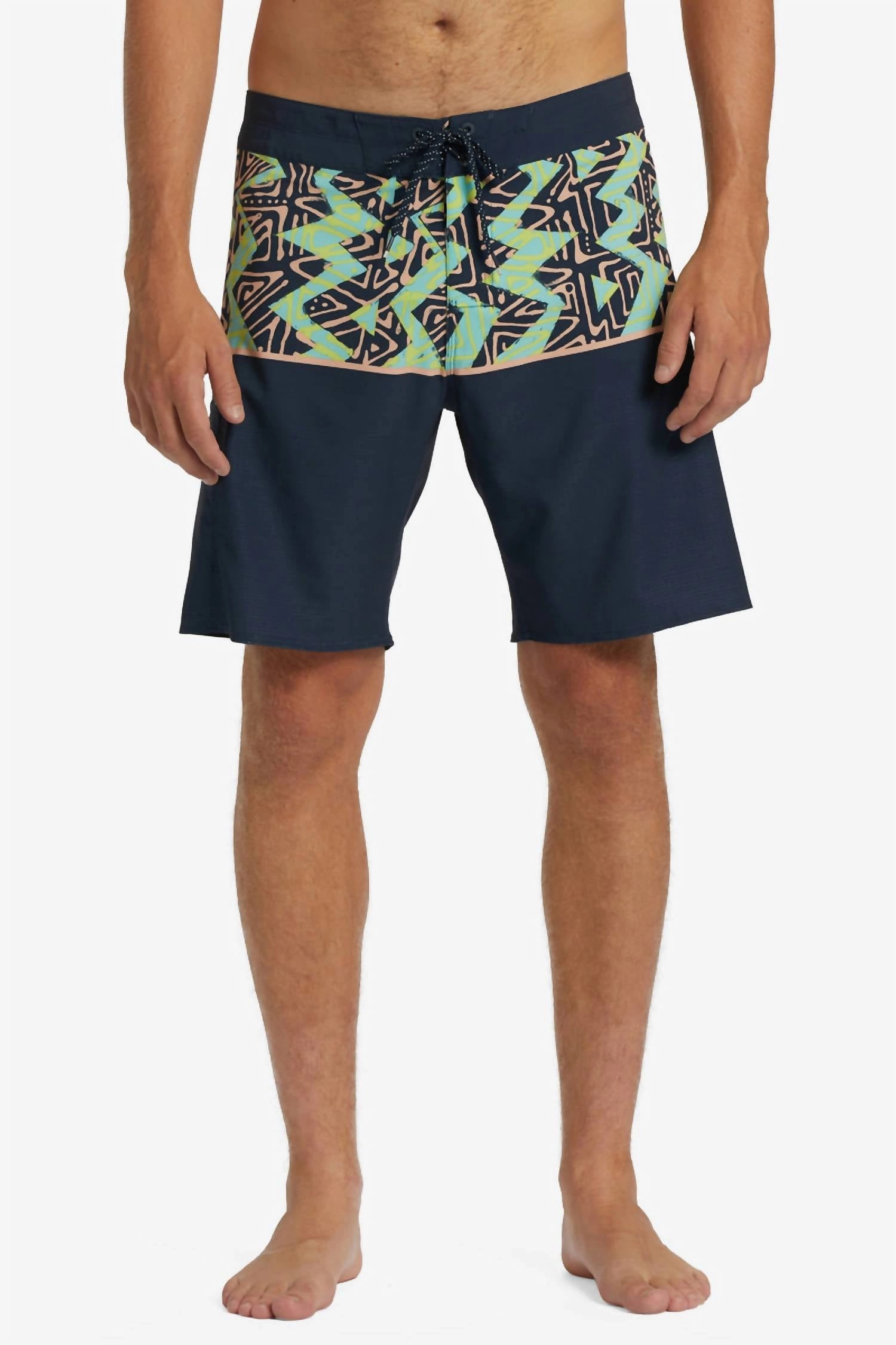 Fifty50 Airlite In Dark Blue mens beach swimwear, quick dry mens swimsuits