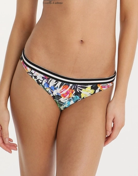 First Treja Hipster Pant - Multi swim shorts for women, stretch fit swim bottoms