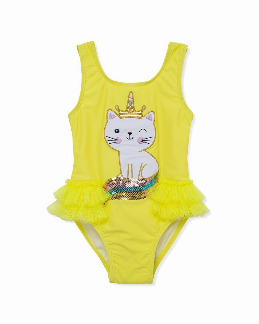 Flapdoodles Cat Swimsuit stylish teen girl swimsuits, teen girls swimwear sets