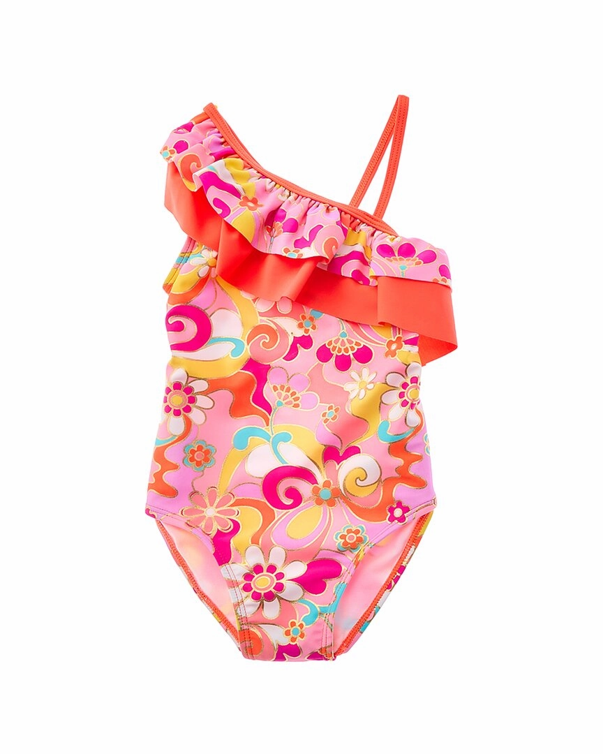 Flapdoodles Mod Squad One-Piece cute swimsuits for teen girls, modest teen swimwear
