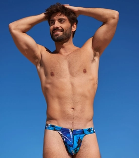 Florida Tan Through Swim Thong affordable men's swimwear, summer swimwear for men