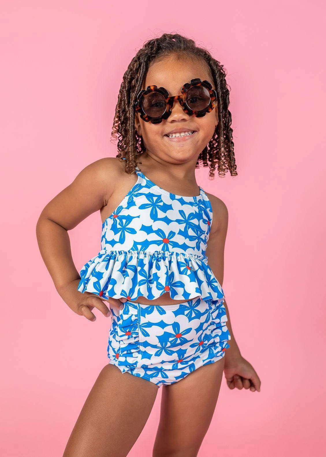 Flowerworks | Mini Peplum Top