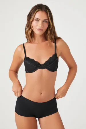 Forever 21 Women's Boyshort Shortie Panties Black Forever 21