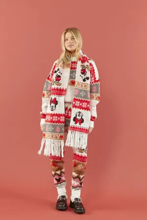 Forever 21 Women's Disney Mickey Mouse Sweater-Knit Joggers Pink/Multi Forever 21