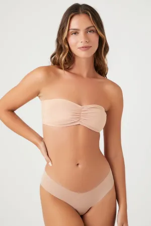 Forever 21 Women's Hipster Mid-Rise Panties Taupe Forever 21