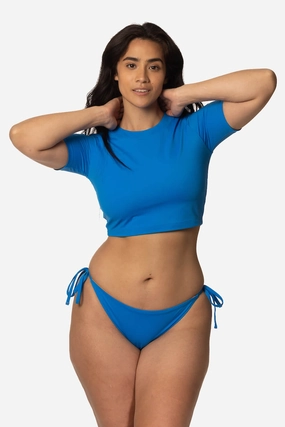 Fortuna Bikini Bottom - Sapphire all types of swimwear, stylish swimwear for all body types