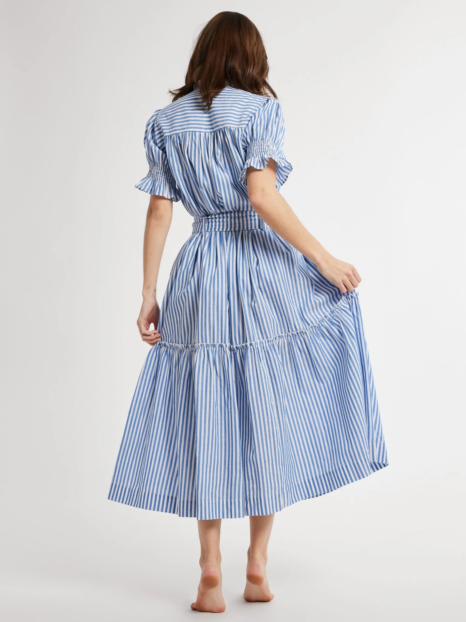 Franc?oise Skirt in Monaco Stripe