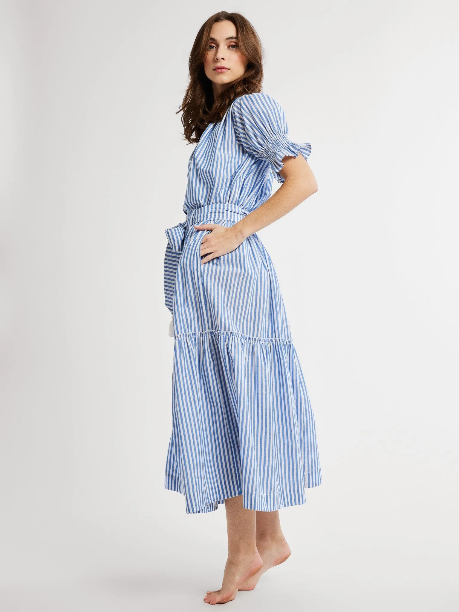 Franc?oise Skirt in Monaco Stripe