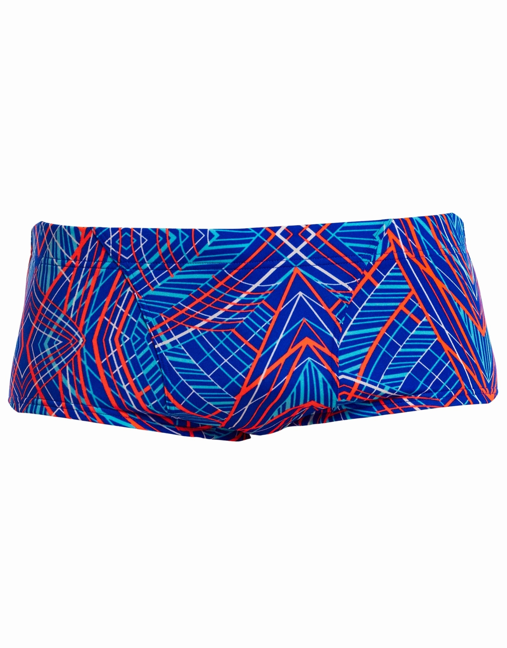 Frequency Classic Swim Trunks - Blue/Red