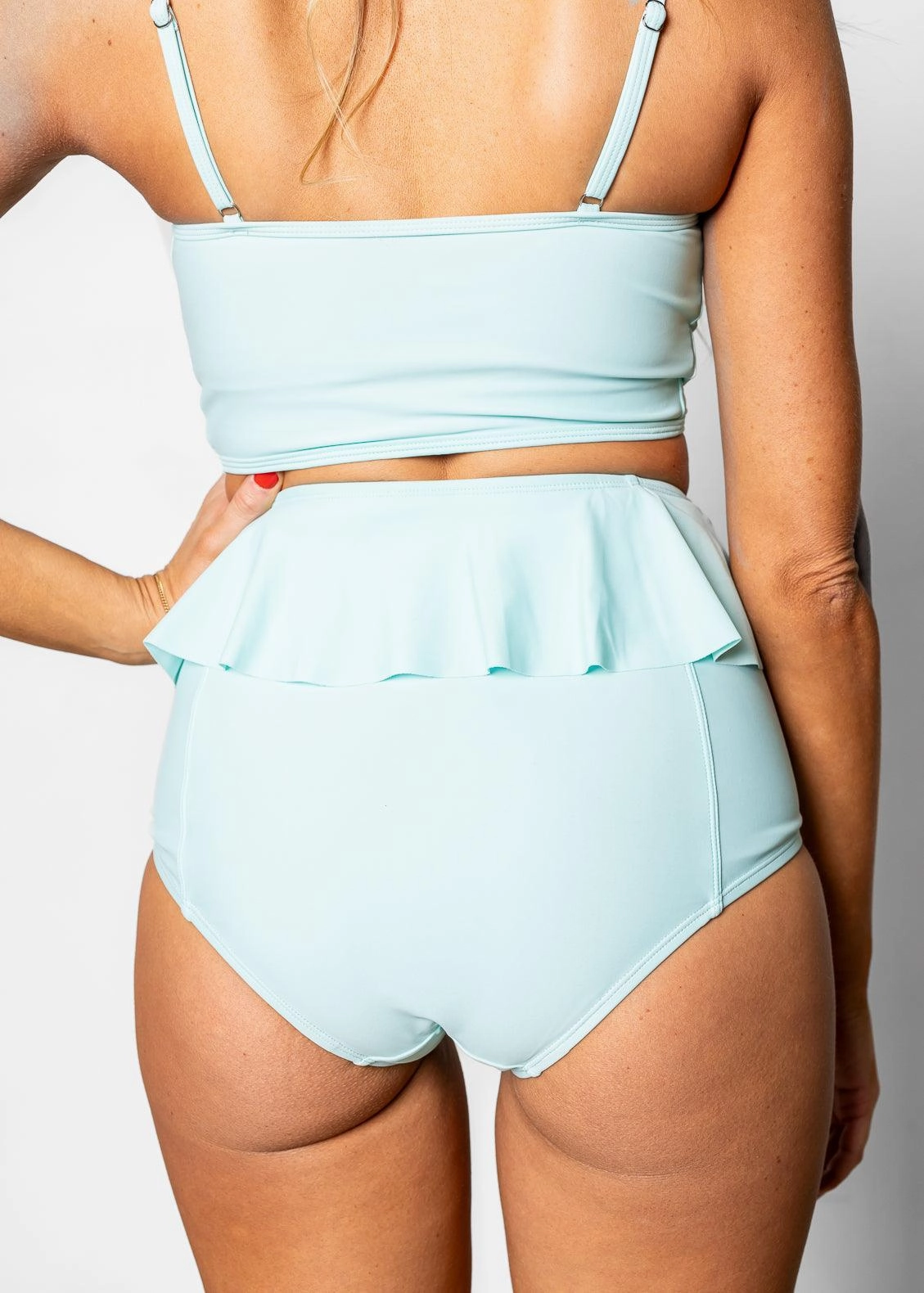 Fresh Mint | Peplum Bottoms