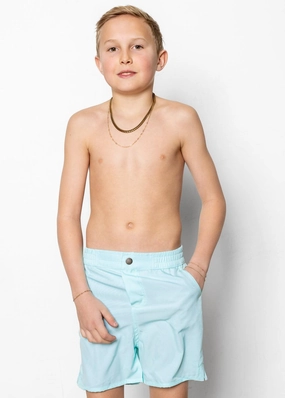 Fresh Mint | Youth Boardies boys summer swimwear, boys rash guard swim sets