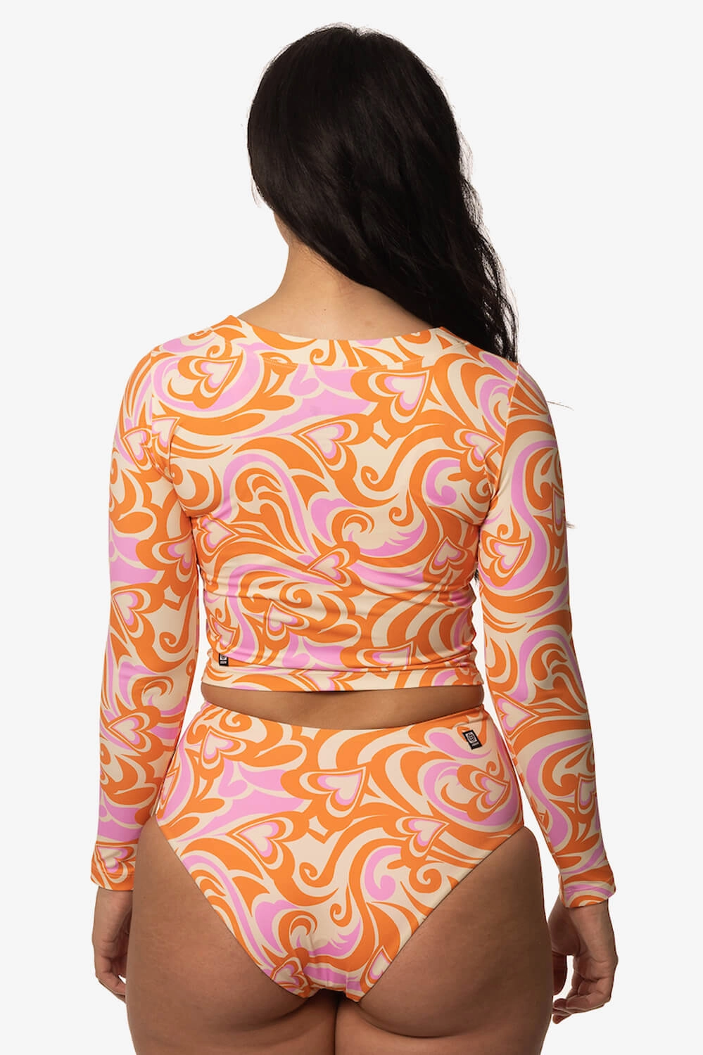 Freya Long Sleeved Crop Rashie - Darlin