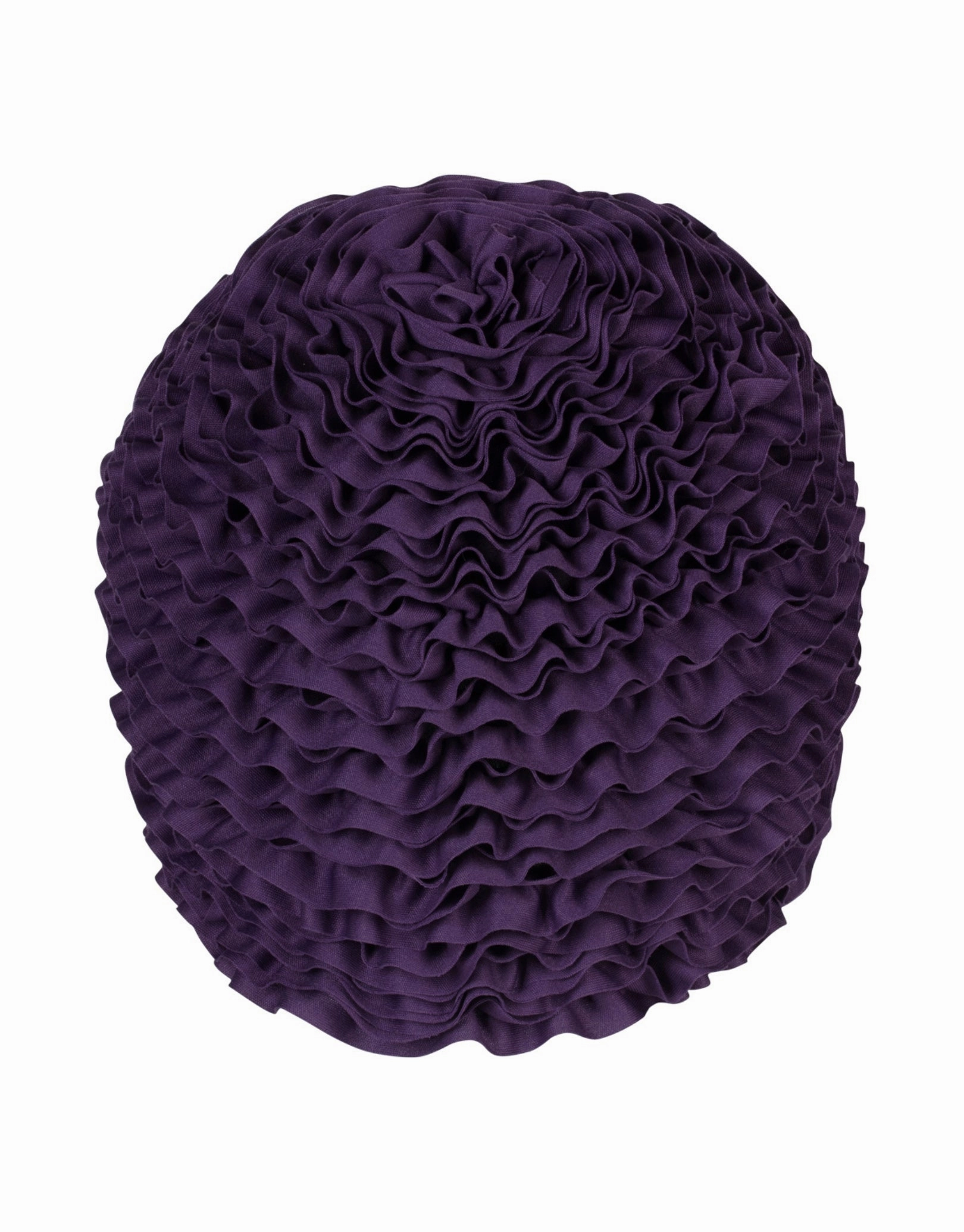Frill Fabric Swim Cap